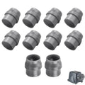 UCAK200 1/4-Inch Ferrule for Suction/Discharge Line, Fits MCCP202 Tube, Fit for Sten-ner 45, 85, 100 & 170 Series Adjustable & Fixed Pumps, Compression Fitting Connector, 10 Pcs - style: 10 Pcs Ferrule
