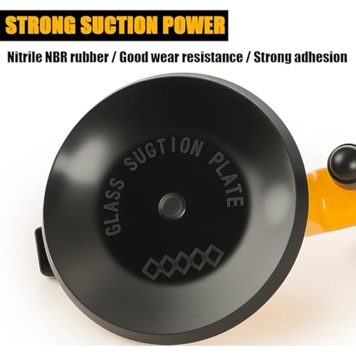 Adjustable Height Setter, Floor Gap Fixer Tool, Professional Countertop Leveling Tool with Heavy-Duty Rubber Suction Cups for Stone Slab (yellow) - color: Yellow