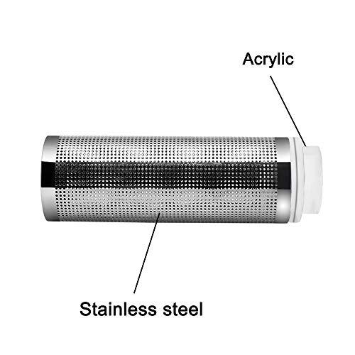 NACX Aquarium Fish/Shrimp Mesh Net Filter Guard，Fish Tank Intake Strainer Pre-Filter Cover Stainless Steel