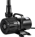 VIVOSUN 2700 GPH Submersible Water Pump, 120W Pond Pump, Ultra Quiet Aquarium Pump with 15FT. Lift Height for Pond Waterfall, Fish Tank, Statuary, or Hydroponics - size: 120W without Barrier Bag