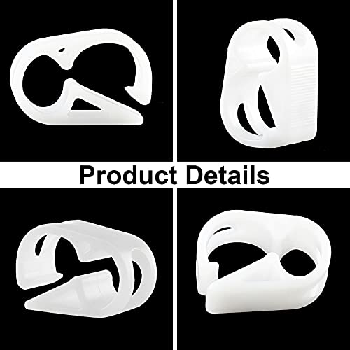 1/4" - 5/16" Plastic Tubing Clamps Flow Control Hose Clamp, Laboratory Pinch Valve Shut Off Hose Clamp - Pack of 5 White - color: White, size: 1/4" - 5/16"
