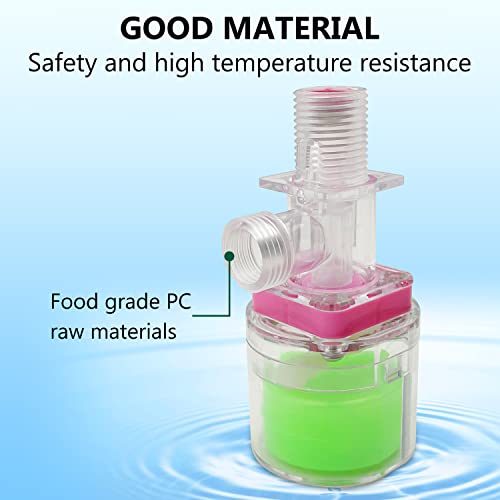 Transparency Water Float Valve, Water Level Control Water Tank Traditional Float Valve Upgrade (3/4“ UP) - size: 3/4“ UP