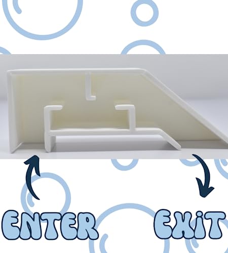 Chatelet Aquarium Underground Tunnel | Fish & Shrimp Hideout for Aquariums | Unique Underground Viewing Tunnel | Made in USA (White) - color: White