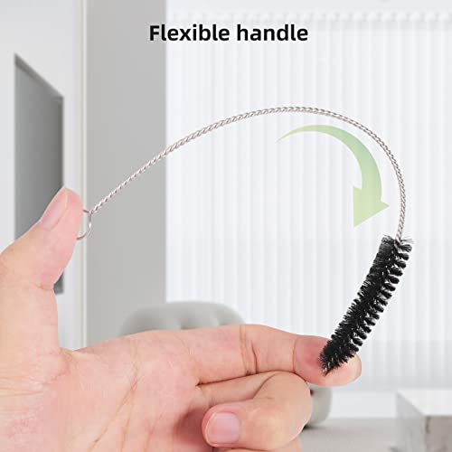 10 Pcs Tube Cleaning Brushes Kit Straw Cleaning Kit Metal Pipe Brush Cleaner, Lab Cleaning Brushes Wire Bottle Brush for Lab Tube, Auto Parts, Bottles and Pipes, 10 Sizes