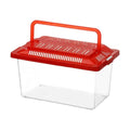 Plastic Turtle Fish Tank Handheld Aquarium Reptisoil Reptile Storage Nest Plastic Fish Bowls Bearded Dragon Habitat Glass Containers Lizards Reptile Feeding Tank Animal Turtle Tank