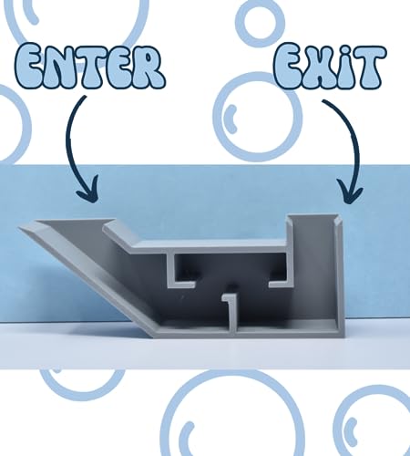 Chatelet Aquarium Underground Tunnel | Fish & Shrimp Hideout for Aquariums | Unique Underground Viewing Tunnel | Made in USA (Gray) - color: Gray