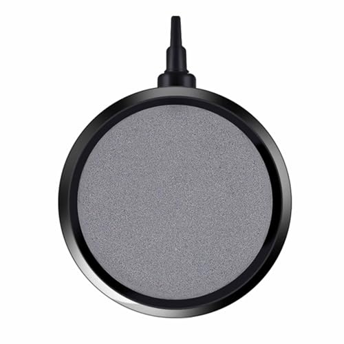 Yosoo Air Stone Disc Aerator, 2pcs Aquarium Bubble Plates for Fish Tanks Ponds with Round Oxygen Diffuser, Release Tool for Air Pumps and Buckets