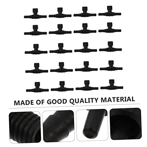 NOLITOY 90pcs Aquarium Airline Valves Plastic Air Connectors for Fish Tank Oxygen Pump Easy Installation Compatible Standard Tubing and