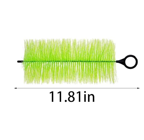 TAODAN 2PCS 30x12cm Green Fish Pond Filter Cleaning Brush Suitable for Aquarium Strainer and Water Feature Gardens