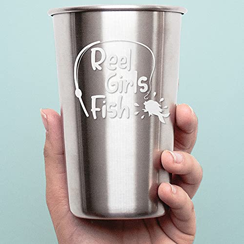 Decal Stickers of Girls Fish (White) (Set of 2) Luxury Weatherproof Vinyl Decal Stickers for Laptop Desktop Smartphone Car Dirt Bike Wall Room Mason Jar Bathtub Door - Bicver1D44381Whw19Y24 - color: White, size: 4.4'' x 3.8''