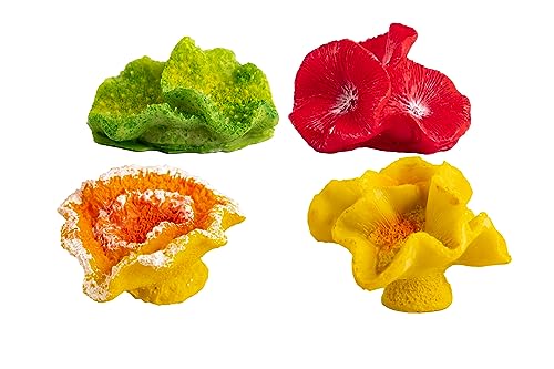CNZ® Artificial Coral Plant for Fish Tank Decorative Aquarium Reef Ornament (10-Piece Assorted Coral) - color: 10-piece Assorted Coral