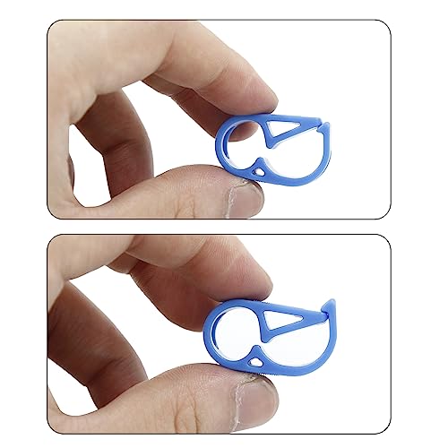5 Pcs 1/4" - 5/16" Tube O.D. Plastic Tubing Clamps, Adjustable Tube Clamp Shut Off Hose Clamp, Laboratory Pinch Valve Flow Control Hose Clamp (Blue) - color: Blue, size: 1/4" - 5/16"