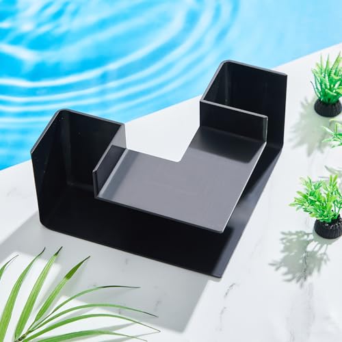 Nuanchu 2 Pcs 5.91" Aquarium Underground Tunnel Large ABS Plastic Fish Shrimp Hideout for Aquariums Black Shrimp Cave Fish Tank Tunnel for Fish Tank Accessories