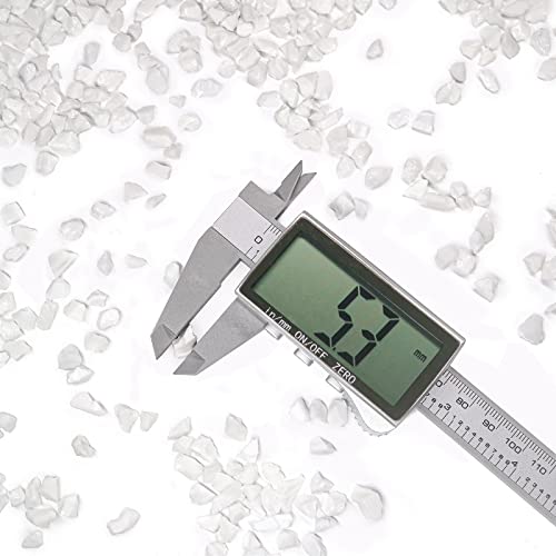 1.5 lb White Porcelain Crushed Glass for Resin Art and Crafts, 3-6mm Chunky Broken Glass Pieces, Solid Color Irregular Shards for Geode, Vase Filler, Aquarium Decor & DIY Crafts - color: White Porcelain