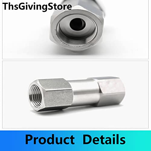 1/8 1/4 3/8 1/2 Inch G Female Thread 304 Stainless Steel Check Valve One Way Non-Return Valve for Water Oil Gas Check Valve(1/4 Inch) - size: 1/4 Inch