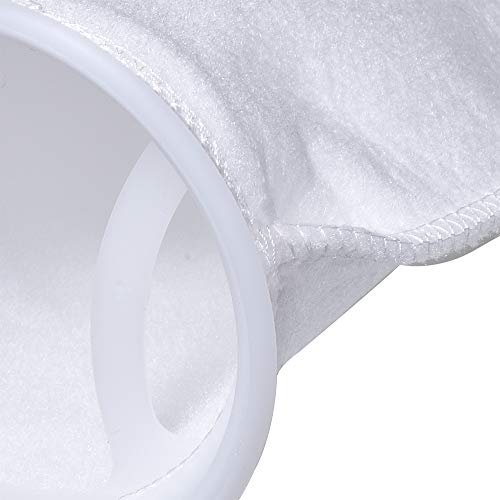 ALEGI Aquarium Filter Socks 4 inch by 14 Inch Long, 200 Micron - 4 Inch Ring Aquarium Felt Filter Bags (4 by 14 Inch - 4Pack) - size: 4 by 14 Inch - 4Pack