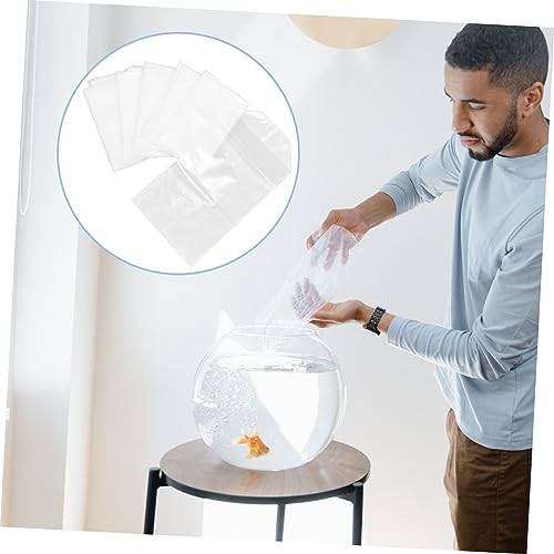 OUNONA 50pcs Insulated Fish Shipping Bags for Freshwater Fish Transport Container Food Grade Pet Stores and Food Service Industries