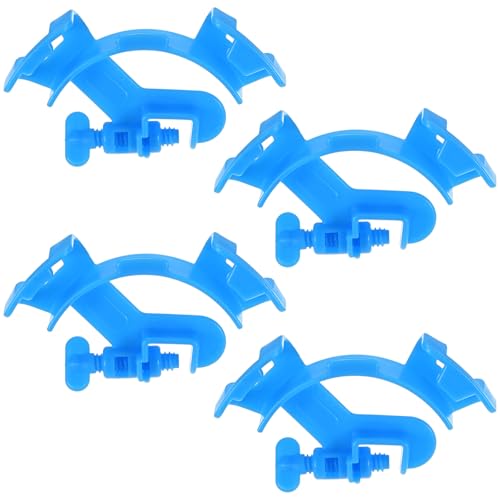 M METERXITY 4-Pack Aquarium Water Pipe Clamp, ABS Plastic Adjustable Aquarium Tube Holder Fish Tank Hose Holder Fixed Clamp Fixing Clip for 12-16mm Hoses Aquarium Equipment Accessories