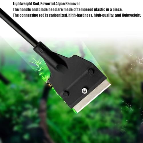 Portable Gravel Cleaner, Handheld Tank Scraper, Flexible Habitat Tool, Aquarium Substrate Maintenance Kit, Fish Tank Photography Accessory, Aquatic Gear for Hobbyists, Enthusiasts, Restaurants