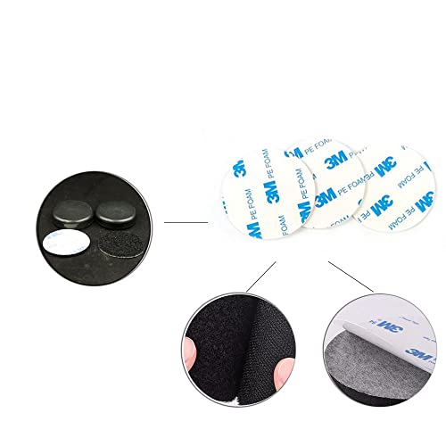 n52 Heavy Duty Aquarium Magnet, Strong Neodymium Waterproof Magnets with Plastic-Coated, Rare Earth Magnets for Fish Tank Breeder or DIY Cleaning Brush - color: 2 pcs with 2 pads big