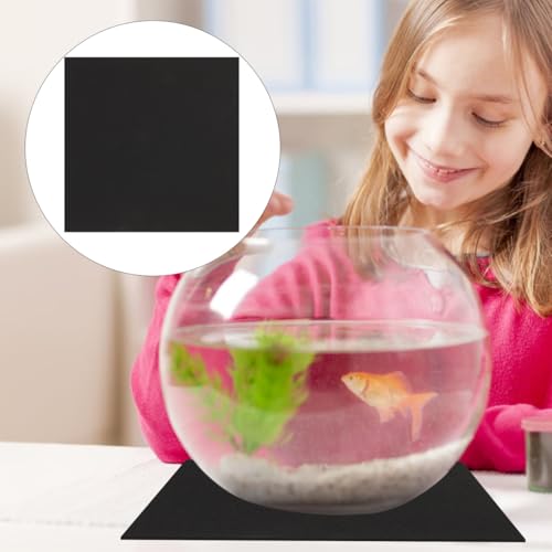 Toddmomy Fish Tank Insulation Pad 11.81 Inch Aquarium Non-Skid Cushion Shock Absorbing Mat for Stable Leveling and Heat Preservation