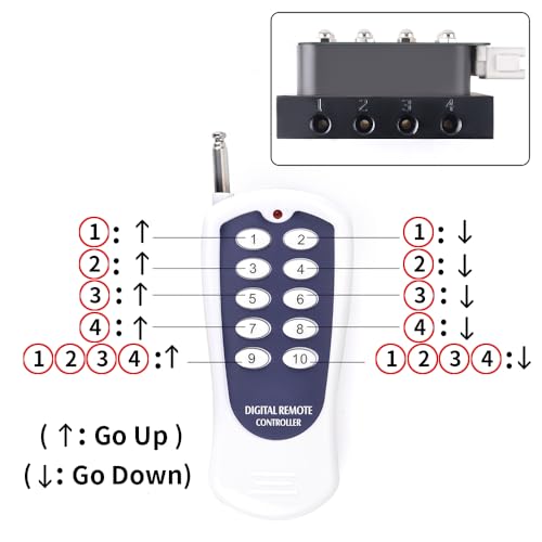 12V Solenoid Valve Air Ride Suspension manifold 8-Valve With 10-Button Wireless Remote Controller, equipped with Five Display Air Pressure Gauge White - color: White Gauge