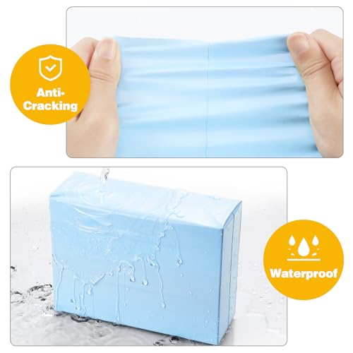 Famagic Poly Mailers 24x24 Inches 50 Pcs Light Blue Packaging Shipping Bags Mailing Envelopes Bag Self-Seal Waterproof and Tear-Proof Poly Mailers Bags for Small Business Clothing Boutique - color: Light Blue, size: 24x24