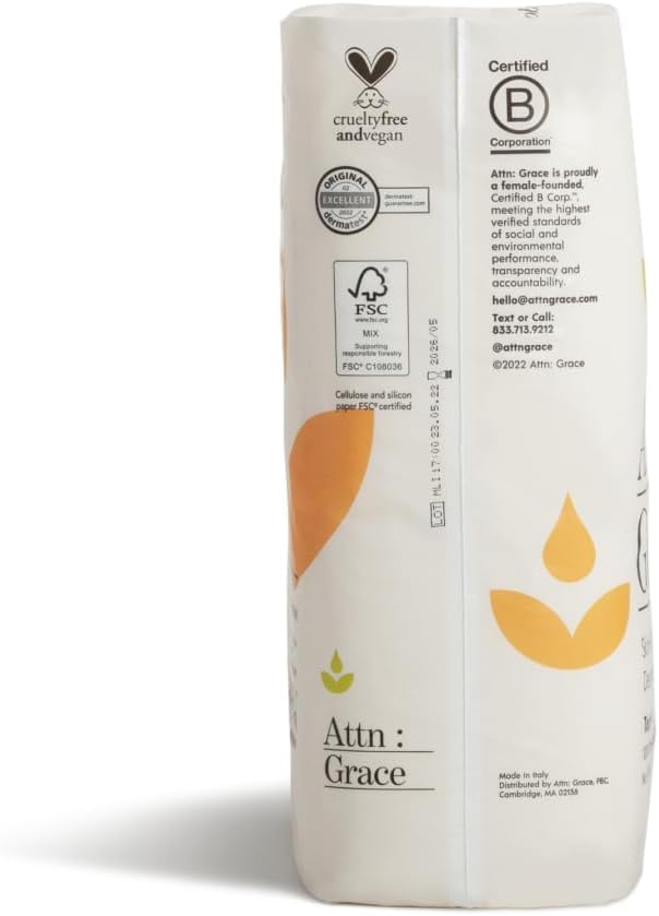 Attn: Grace Heavy Incontinence Pads for Women, 2-Pack (56 Pads Total / 28 per Pack) - Plant-Based, High Absorbency, Breathable - Incontinence Pads for Heavy Bladder Leaks & Sensitive Skin - size: 2 Pack