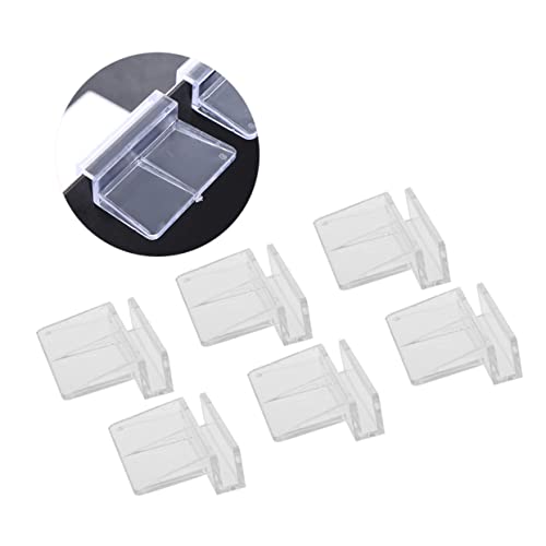 YARNOW 10pcs Plastic Aquarium Supports Fish Tank Cover Bracket Tank Stand for Betta Fish