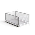 Pull Out Cabinet Organizer, Slide Out Drawers Fixed with Adhesive Nano Film, Pantry Shelves Sliding Drawer Storage Organization for Kitchen/Bathroom/Bedroom (19.7*13.8*8.3inch/50*35*21.2cm) - size: 19.7*13.8*8.3inch/50*35*21.2cm