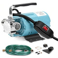 Water Transfer Pump, 115V 1/10HP Electric Utility Pump with On/Off Switch 2*6 ft Water Hoses Kit for Removing Water from Garden Pool Aquariums Hot Tub Draining 1/8’’ Low Suction for Rain Barrel (Blue) - color: 115v-blue