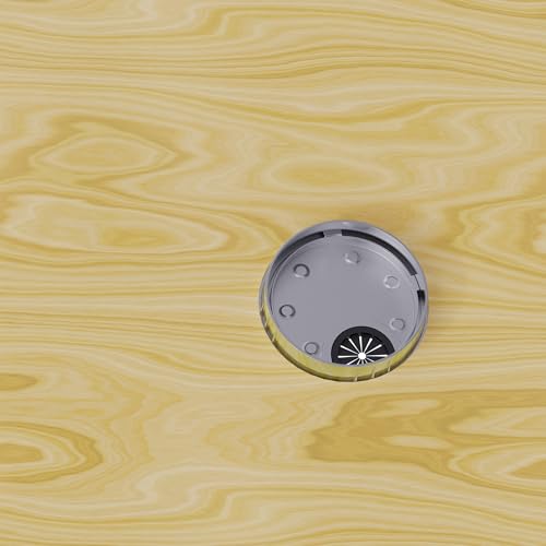 Desk Grommet 2-1/8 Inch 53mm, Zinc Alloy Computer Desk Wire Hole Cover, Office Desktop Cord Cable Hole Metal Ring, Silver Tone - size: 2-1/8" Silver Tone