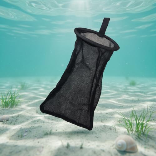 SturdyShape Clam Bag Mesh Waistline with Carabiner - Rigid Ring Basket Equipment Top Catch & Shell Collection Fishing Net for Razor Clamming/Diving(1)