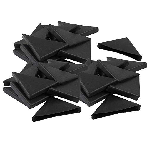 UoYu Corner Protectors- 20 Pcs Shape Triple-cornered Glass Corner Protector Cushion (8mm x 50mm) - size: 8mm x 50mm