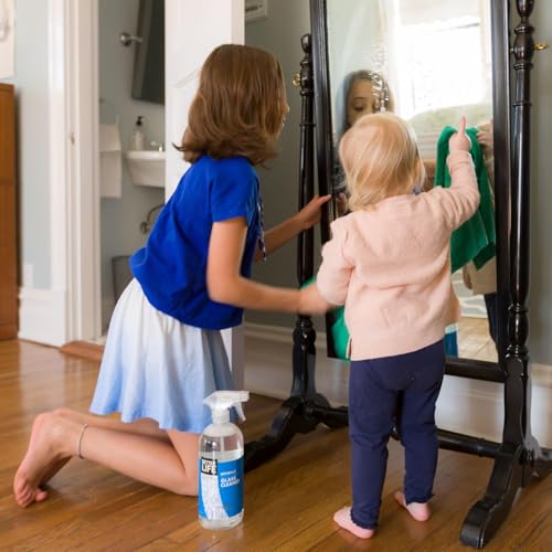 Better Life Glass Cleaner, Streak-free Window Cleaner, Surface Cleaning Spray, Mirror, Screen and Shower Door Cleaner, Removes Fingerprints, Dust, Dirt, Unscented, 32 Oz, Pack of 2 - size: 32 Fl Oz (Pack of 2)