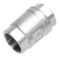 1-1/4 Inch Vertical Check Valve SUS304 Spring Loaded Check Valve in-line Low Cracking Pressure CF8M WOG 1000 - size: 1.25 Inch, style: Spring