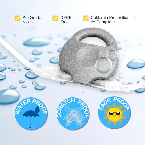Oxygen Nasal Cannula Protective Cover Accessory, HSA FSA Eligible, Hose Holder for Portable Concentrator Machine Tubing, Tank, or CPAP, Keeps Tube Nose Piece Off Floor, (Two Pack) - size: Two Pack