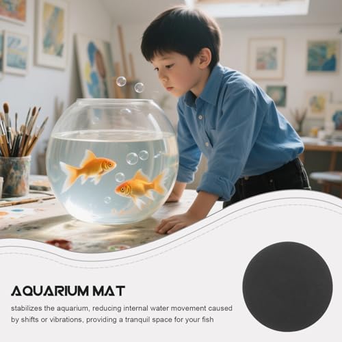 TOYANDONA Fish Tank Insulation Mats Non-Slip Aquarium Pad Terrarium Pad for Aquarium Easy to Clean Enhance Stability - size: 12.00X12.00X1.00CM