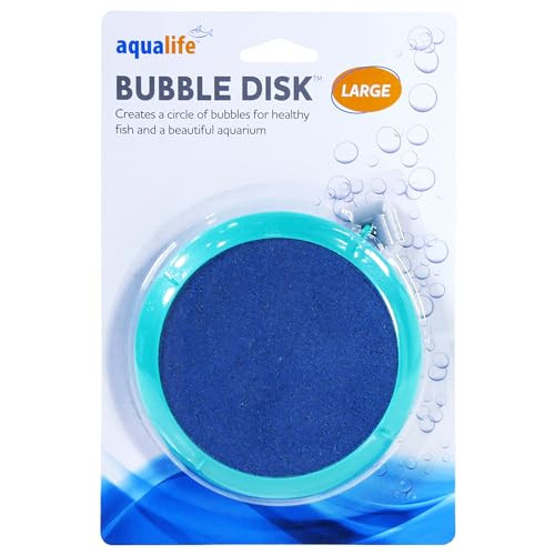 Penn-Plax Aquarium Bubble Disk Aerator - Air Pump Accessories – For Fish Tanks (Large) - size: Large