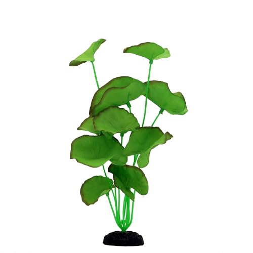 2-Pack 12 Inch Aquarium Silk Aquarium Plants, Artificial Plastic Plant for Small Tank, Goldfish, Fish Hides (Green B, 12 Inch) - color: Green B