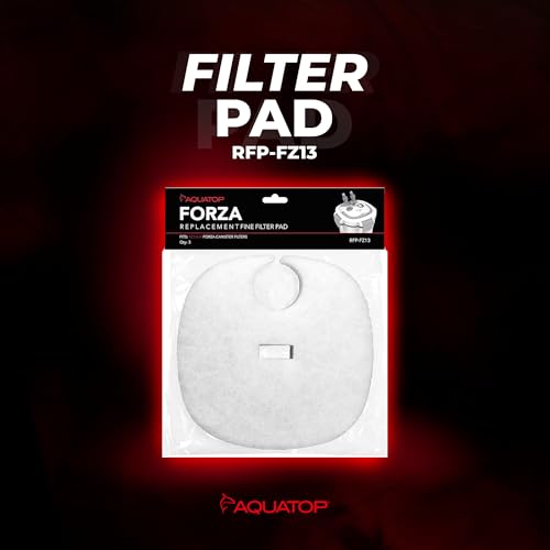 Aquatop Replacement White Filter Pads – Compatible with Forza FZ13 Canister Filters – Aquarium Filter Refills – Maintains Crystal Clear Water - size: FZ13