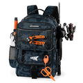 KastKing BaitSpace Fishing Tackle Backpack with Removable Bait Binder,2 Rod Holders Storage Fishing Gear and Equipment - color: G: Blue Camo（Without tackle box）
