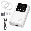 Pawfly Aquarium Air Pump, 64 GPH Rechargeable Fish Tank Air Pump for Tank Up to 65 Gallons, Ultra Quiet Adjustable Oxygen Pump with Airline Tubing, Air Stone & Check Valve, Aerator for Fish