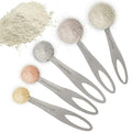 5-Piece Stainless Steel Measuring Spoon Set for Cooking and Baking, Heavy Duty, Fits in Spice Jars, Accurate for Dry and Liquid Ingredients