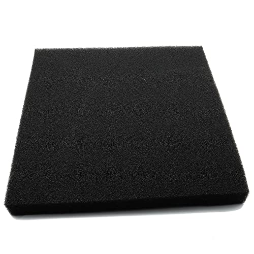 ALEGI Aquarium Filter Sponge, Biological and Mechanical Sponge Filter Pad for Fish Tank (19.5" x 19.5" x 2") - size: 19.5" x 19.5" x 2"