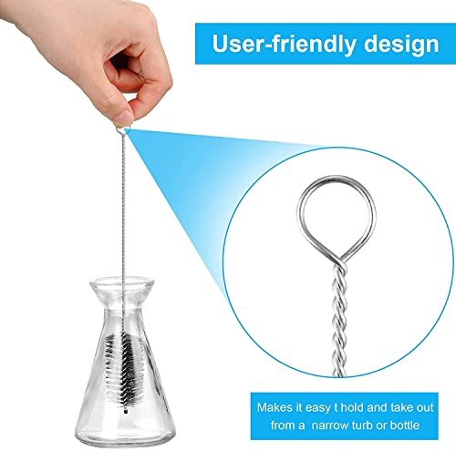 Utoolmart Steel Wire Cleaning Brush, Spiral Power Tube Brush, Steel Wire Tube Brush Cleaning Tool, Tube Bottle Brush, 1.0-inch Diameter 12-inch Length, 10pcs - color: 10pcs, size: 2.5cm