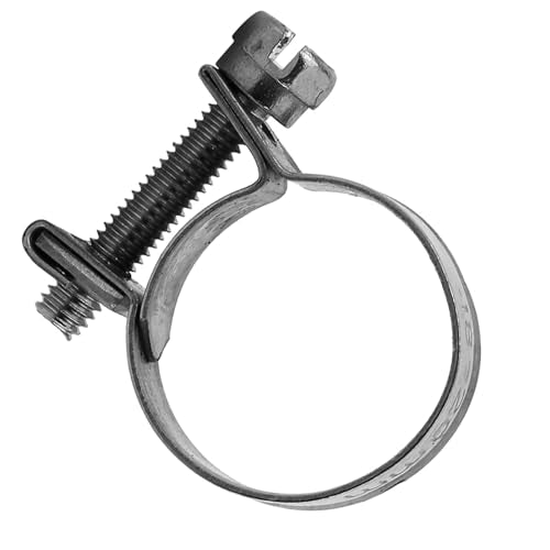 10pcs Stainless Steel Hose Clamps – Adjustable 6-20mm Fuel Line Pipe Clips for Air, Water, Silicone & Fuel Hoses (18-20Mm) - size: 18-20Mm