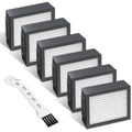 Improvedhand Filters Replacement for i-Robot Roomba E I & J Series i1+ i3 i3+ i4 i5/plus i6 i6+ i7 i7+/plus i8 i8+ E5 E6 E7 Vacuum Cleaner parts 4639161,6 Pack High Efficiency Filters+1 Cleaning Brush