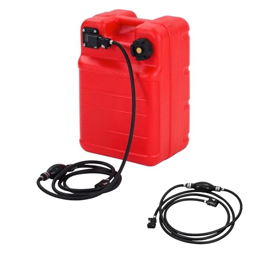 6 Gallon Marine Portable Tank, 24 L Marine Tank, Boat Marine Transfer Tank with Hose, I-Shaped Handle - size: 24L