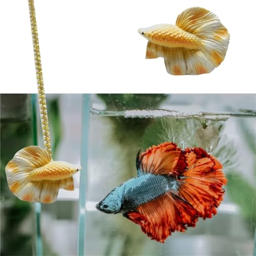 2 Pack Interactive Betta Fish Flare Stick Toy for Betta Tanks - Simulated Betta Training Teasing Toy for Betta Color Grow and Good Behavio (2 Pack) - color: 2 Pack